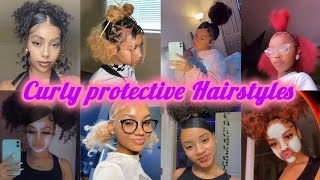 Protective Hairstyles for curly hair‼