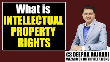 Intellectual Property Law – IPR - Lecture 1 !! CS Executive 1 - SUBEC Paper !!