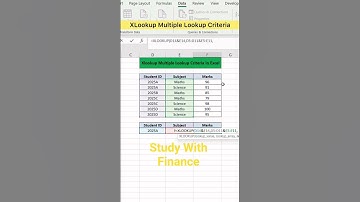 Xlookup Multiple Lookup Criteria in Excel #excel #shorts #education