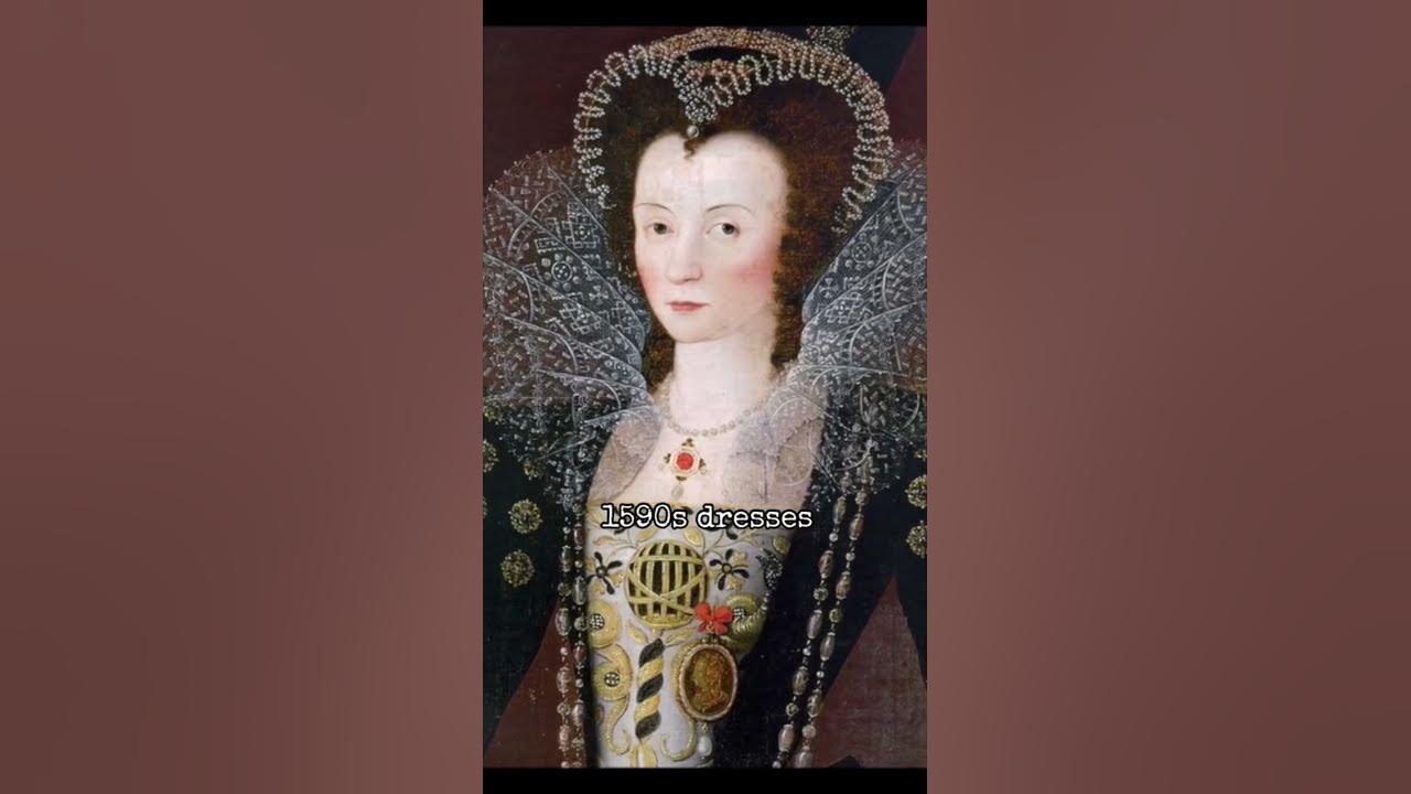 1590s dresses Part 2 💎💎 || Renaissance || Elizabethan era || 16th century || #shorts #history