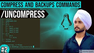 Uncompress Command In Linux In Hindi | Linux File Backing and  compress | Linux Command | class #2