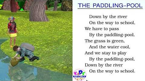 The Paddling Pool Poem Class 2 | NCERT BOOK Marigold Class Second Paddling Pool | The Paddling Pool