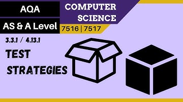 183. AQA A Level (7516-7517) SLR27 - 4.13.1 Test strategies