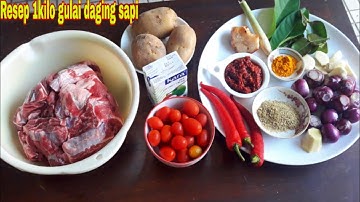 RESEP 1 KILO GULAI DAGING SAPI
