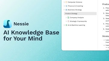 Nessie - AI knowledge base for your mind