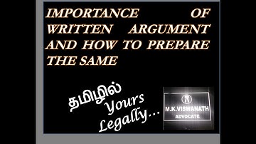 HOW TO DRAFT PERFECT WRITTEN ARGUMENTS? IMPORTANT TIPS