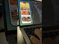 Food Delivery App UI | App Development Showcase #flutter #shorts