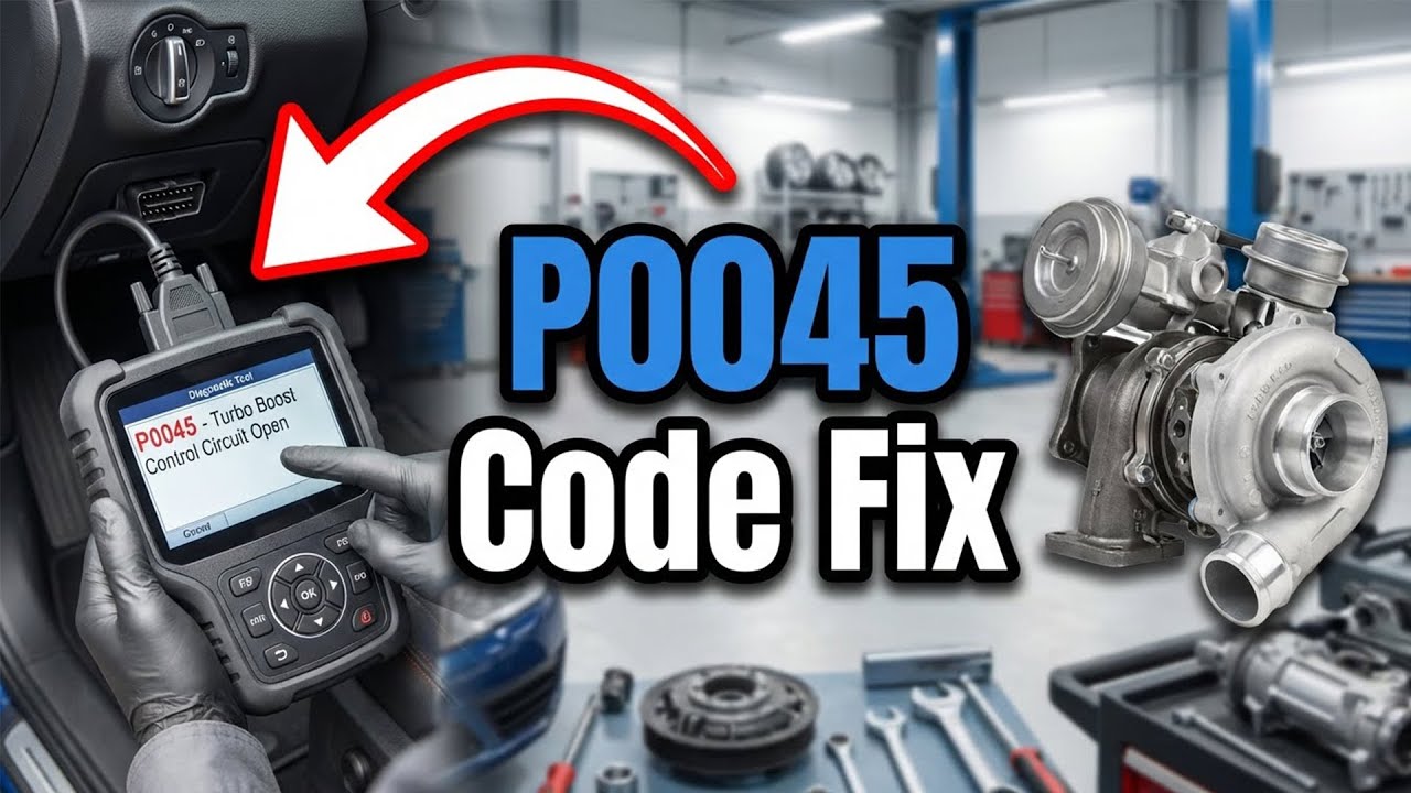 How To Fix P0045 Code | Turbo Boost Control Circuit Open - Diagnosis And Repair