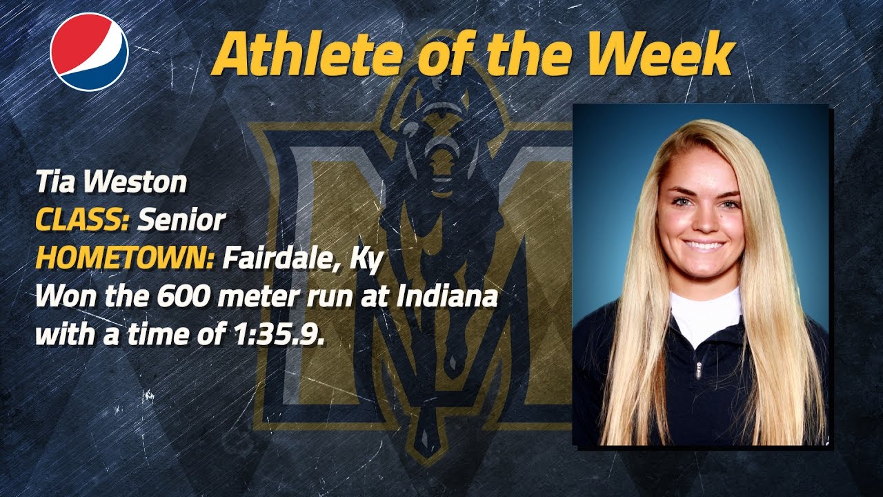 Pepsi Athlete of the Week Tia Weston 2017 YouTube