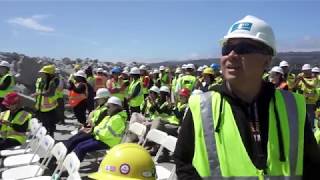 SFO T1 Topping Ceremony