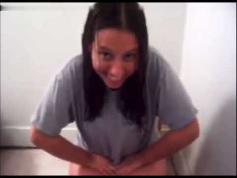 Girl pooping on toilet #16