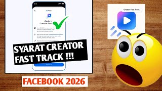 SYARAT CREATOR FAST TRACK DI FB PRO 2026 ! KREATOR PEMULA WAJIB TAU