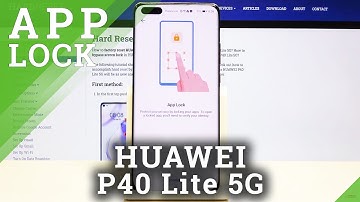 How to Lock Apps with Fingerprint in Huawei P40 Lite 5G – App Lock