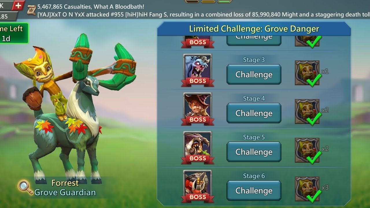 Limited Challenge : Grove Guardian ||  Full Auto Stage 6