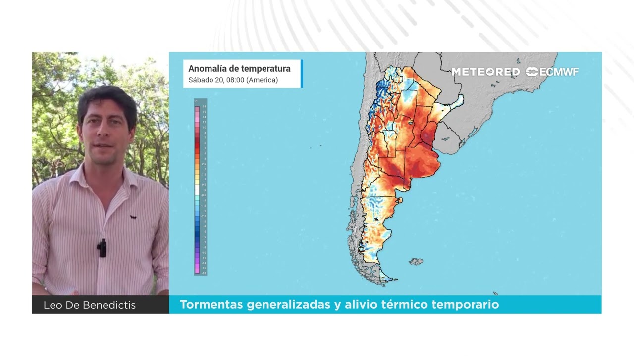 Alerta por tormentas: un frente frío recorrerá Argentina y dejará precipitaciones importantes entre
