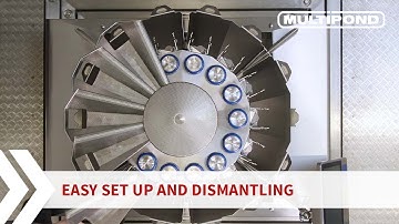 Multihead weigher | Easy set up and dismantling | MULTIPOND