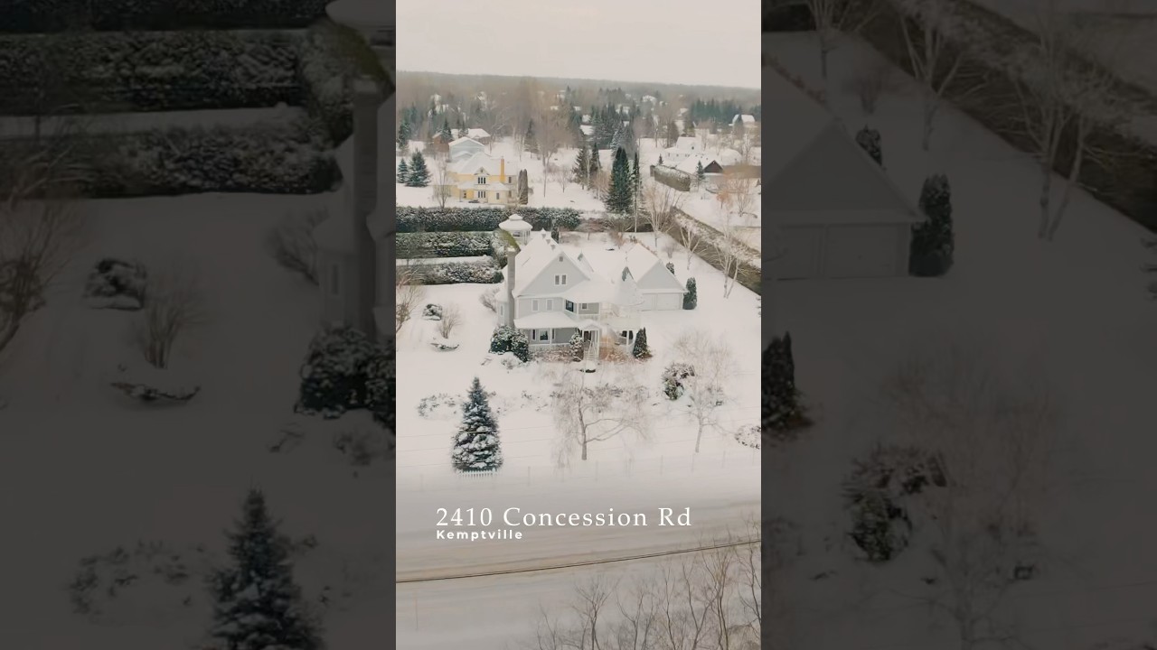 This home is straight out of a fairytale. Country living without compromise. 2410 Concession Rd. ✨