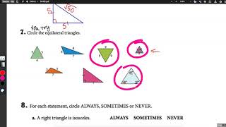 D4 B2 Classify Triangles by Angles and Segments