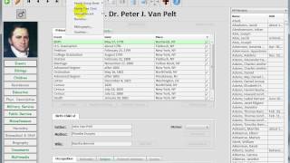 rootsTrust: Main Menu Bar Profile