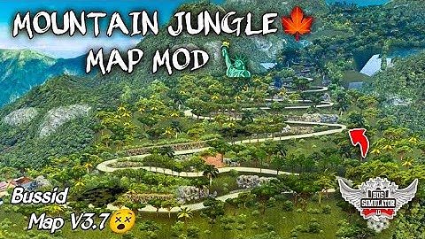 Bussid Map Mod V3.7_Download Kerala Jungle🍁 Mountain Map Mod For Bus simulator indonesia📍#bussidmap