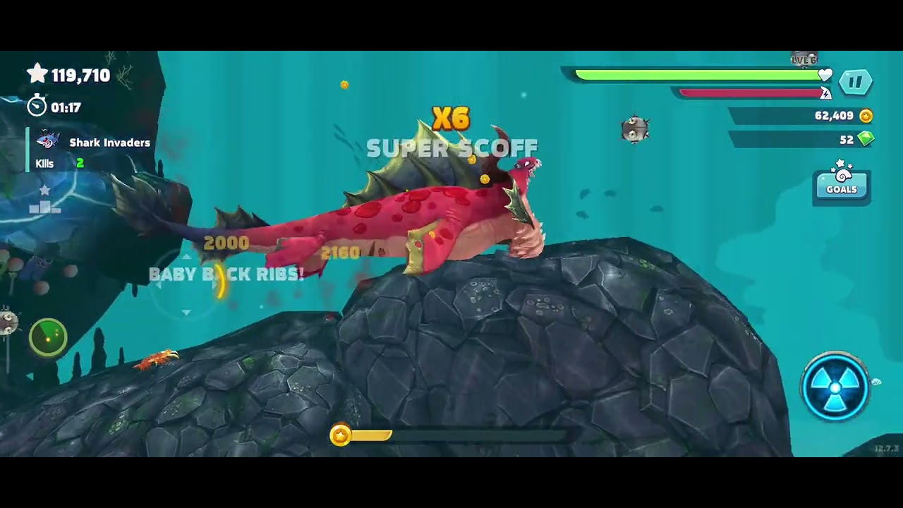 After a long time I played hungry Shark evolution with a new powerful shark Let see my gameplay