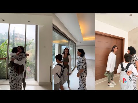 يومي تهدي أمها بيت فخم بلبنان