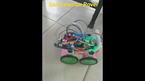 Gas Detector Rover (3D Printed)