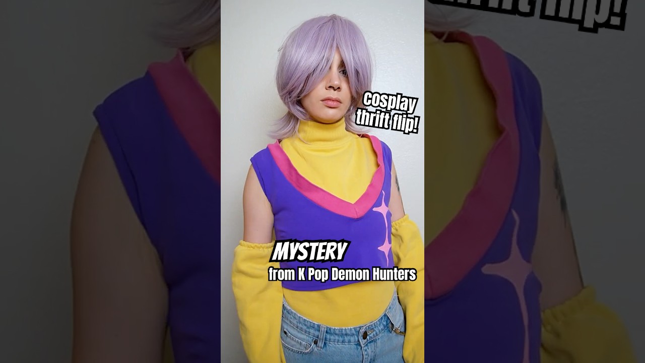 my NEWEST K Pop Demon Hunters cosplay thrift flip - The Saja Boys, ✨MYSTERY✨ #sajaboys #cosplaydiy