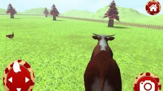 Wild Cow Simulator 3D Game iOS Gameplay screenshot 5