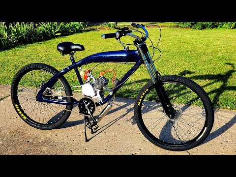 screaming demon motorized bike frame with gas tank Sepeda Bicycle With A Gas Motor Zeda Screaming Demon V2 Engine-Ready Motorized  Bicycle Built In