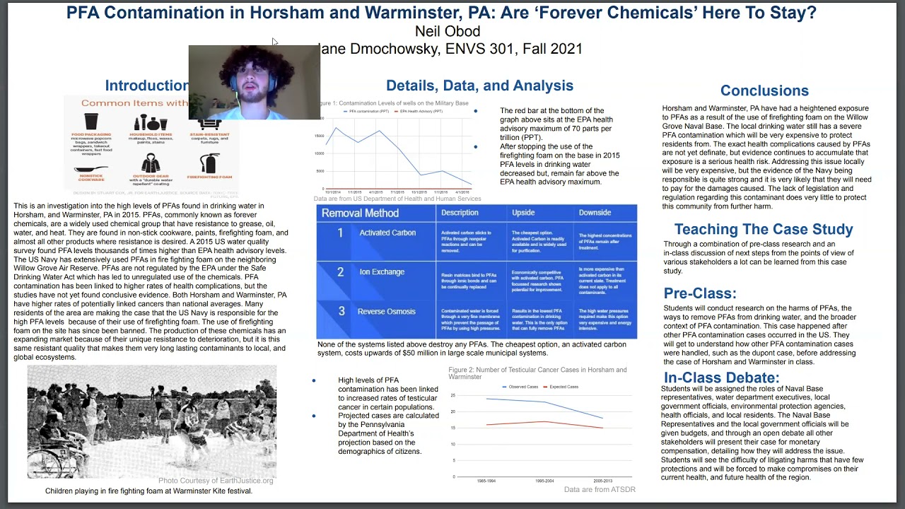 PFA Contamination in Horsham and Warminster, PA Are ‘Forever Chemicals’ Here To Stay? YouTube