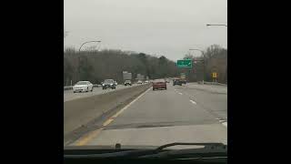 Northern State Parkway west ⬅️ before Exit 43 passed Exit 44 phone version in my 2018 Jeep Compass.