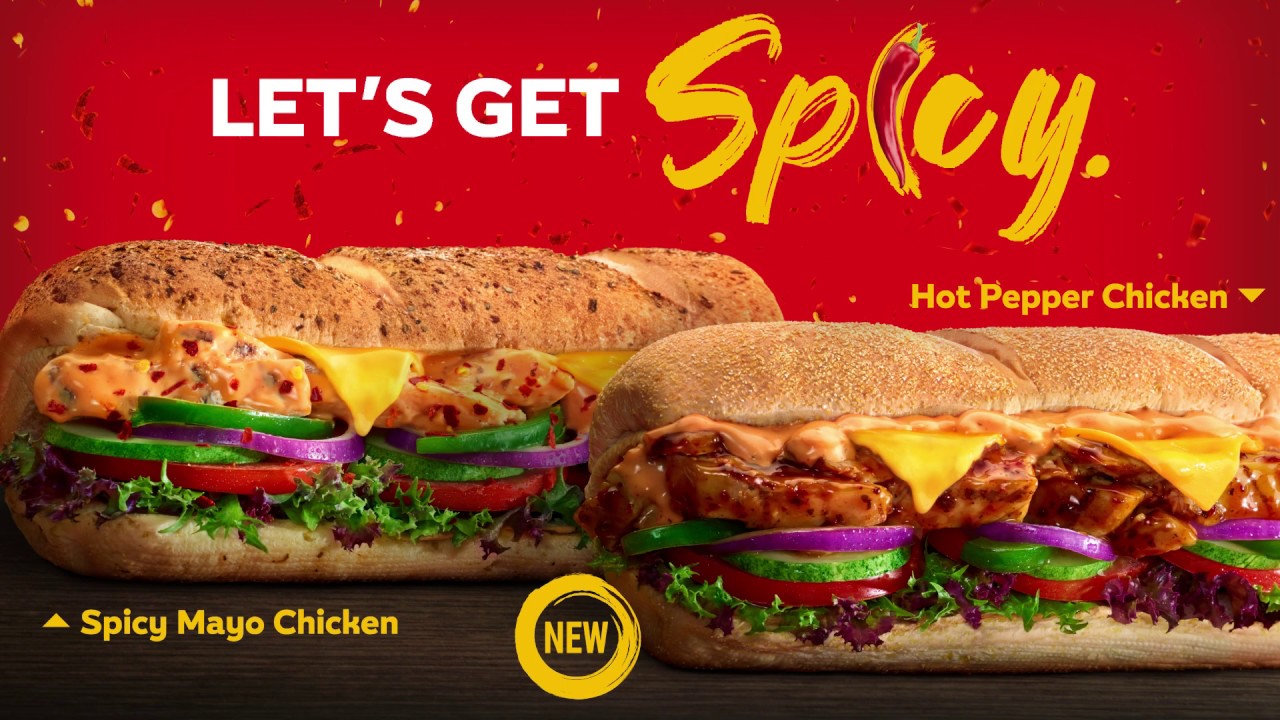 Subway® Let's Get Spicy.