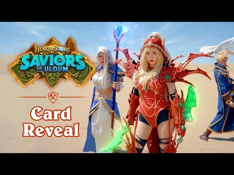 Live Action Card Reveal by AmazingLP | Hearthstone: Saviors of Uldum