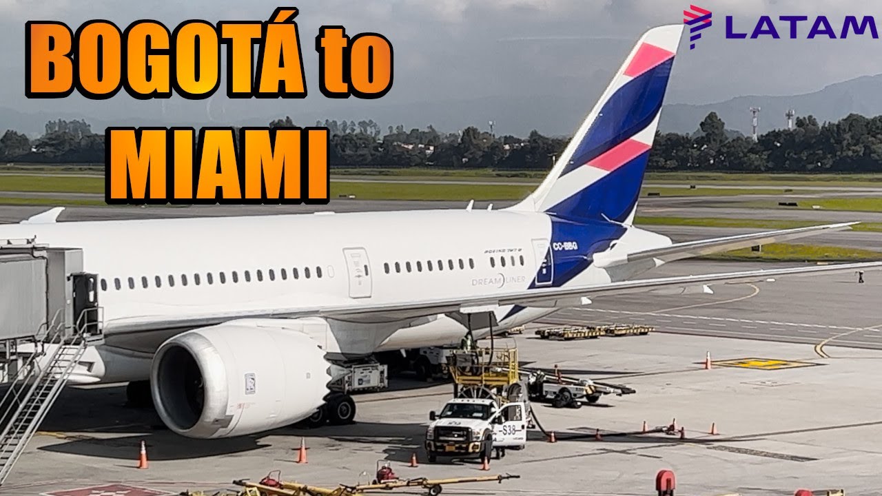 LATAM | BOGOTA 🇨🇴 to MIAMI 🇺🇸| Boeing 787-8 | Flight Report (#91)