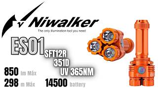 Niwalker ES01 Flashlight | 3 LEDs