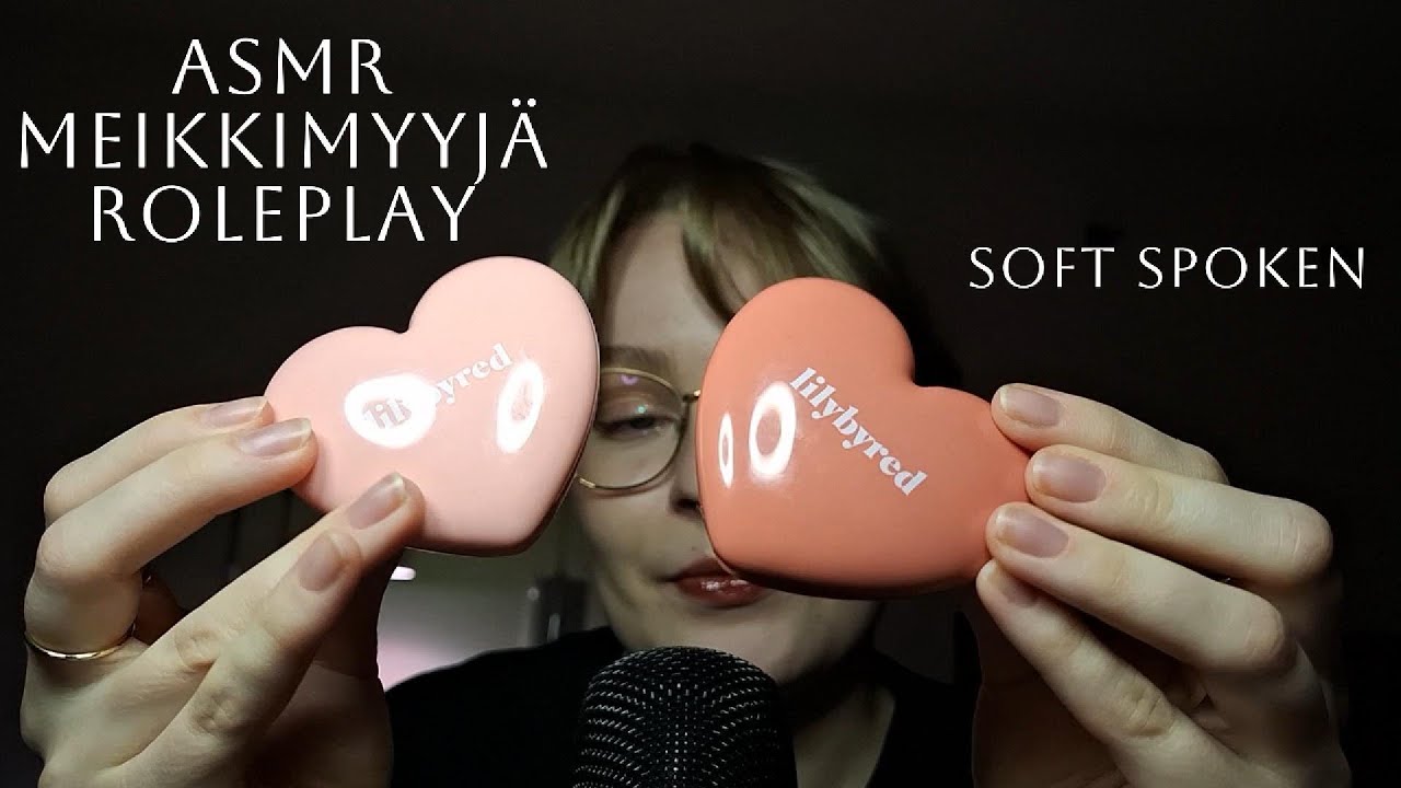 ASMR Suomi - meikkimyyjä roleplay 💅 soft spoken 🌸