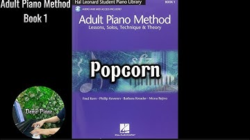Popcorn (P18) | Hal Leonard Student Piano Library, Adult Piano Method Book 1