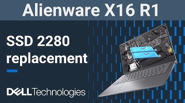 Alienware X16 R1 | How to replace the 2280 solid state drive ( SSD )