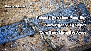 Rahasia Pertajam Mata Bor, Cara Bor Cepat dan Cara Buat Mata Bor Awet