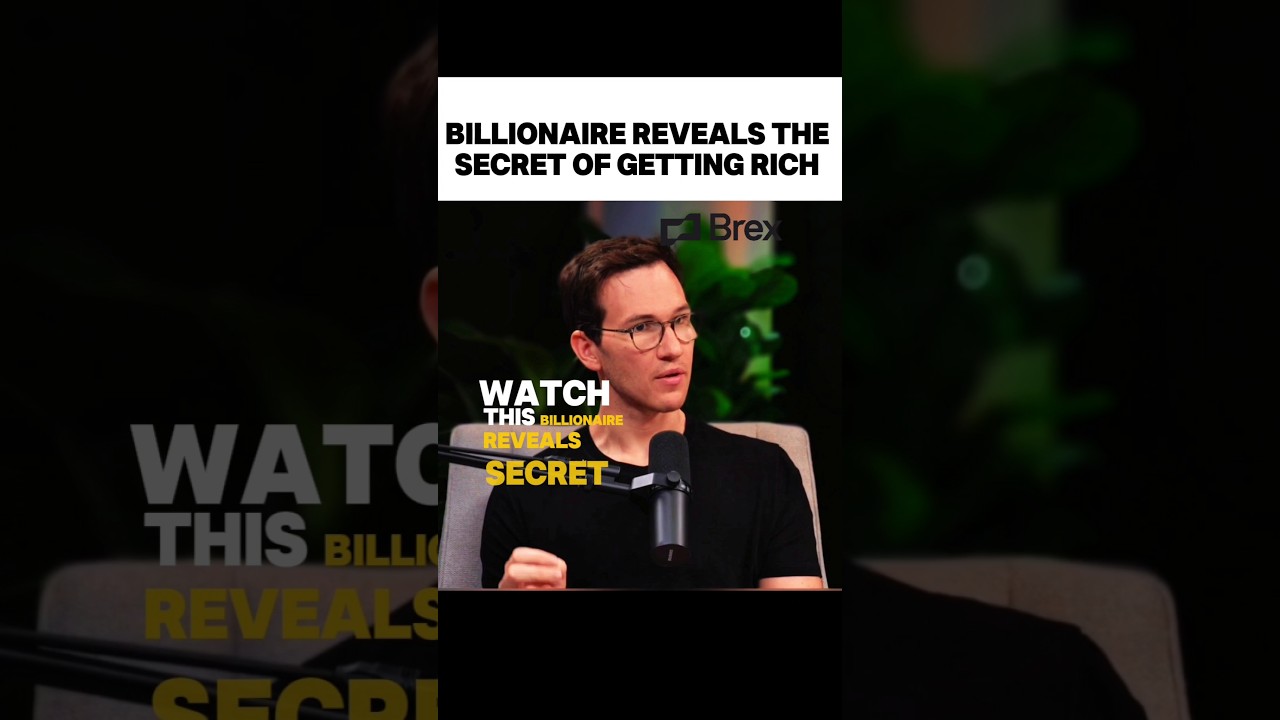 billionaire reveals the secret of getting rich 