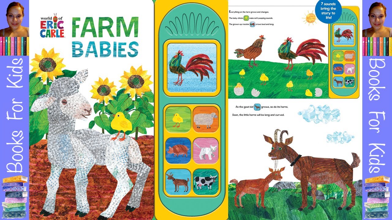 Звуковая книга Эрика Карла «Фермерские детеныши» | Детские иллюстрированные книги | Книги для чте...
