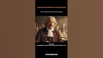 Newton Explains His 3 Laws of Motion | AI Science Short | MindEmpire