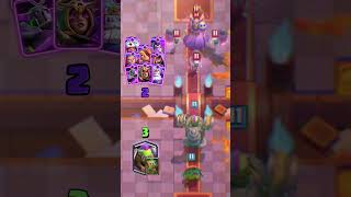 Goblin machine versus evolutions! #clashroyale #birdtrend