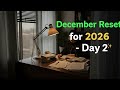 🔥December Reset for 2026 ✨ | Day 2✅️ New You, New Discipline 💪📘 #motivation #restart #newbeginning