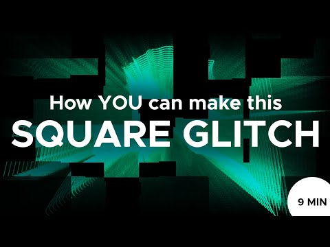 SQUARE GLITCH in under 9 MINUTES - TouchDesigner Tutorial