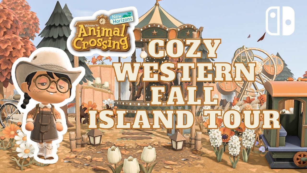 super cozy western fall island TOUR! | animal crossing new horizons