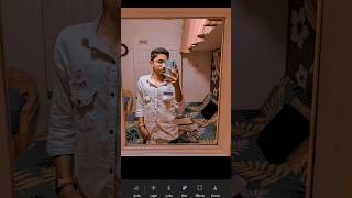 how to edit mirror selfie photo, editing ideas💡 🤪 #instagram #shorts screenshot 1