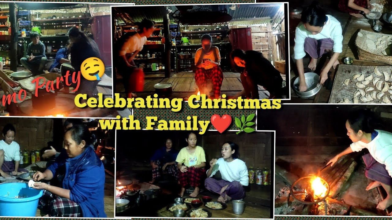 Momo Party🤤 ll Celebrating Christmas with FAMILY 👨‍👩‍👧‍👦💕🌿 ll Sita Samnam Vlog, Arunanchal Pradesh