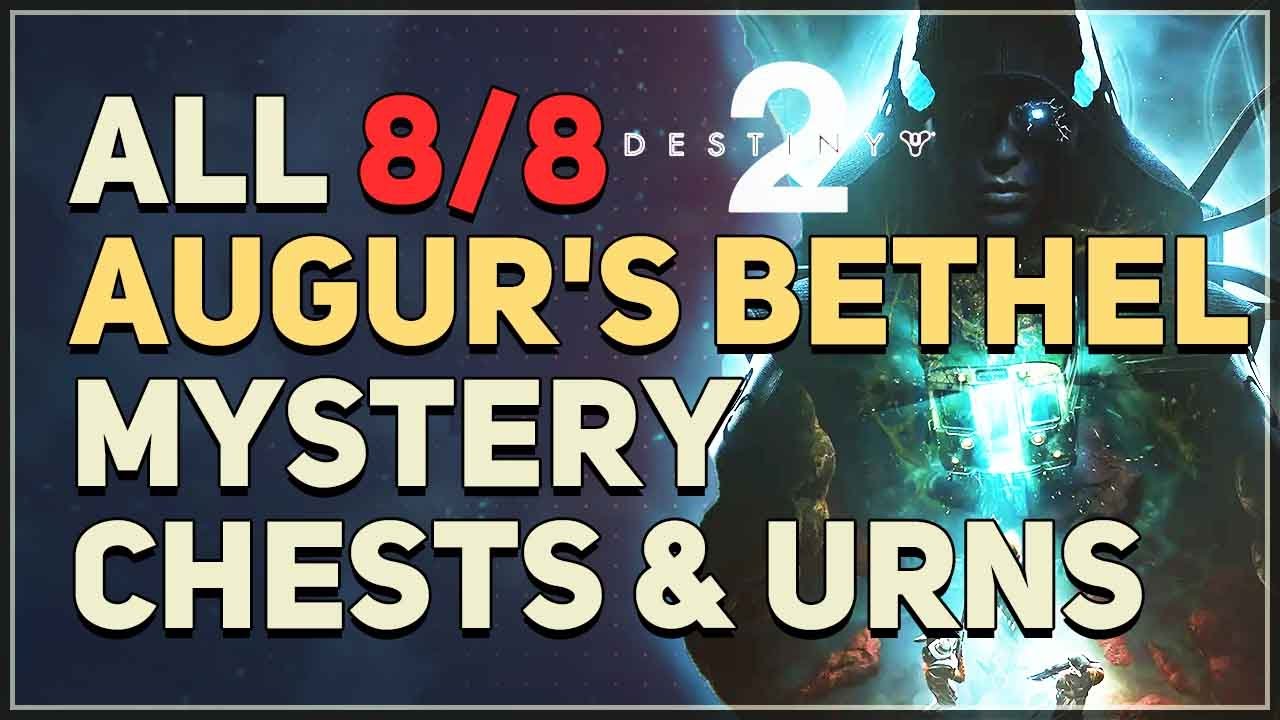 All Augur's Bethel Mystery Chests & Urns Puzzles Destiny 2